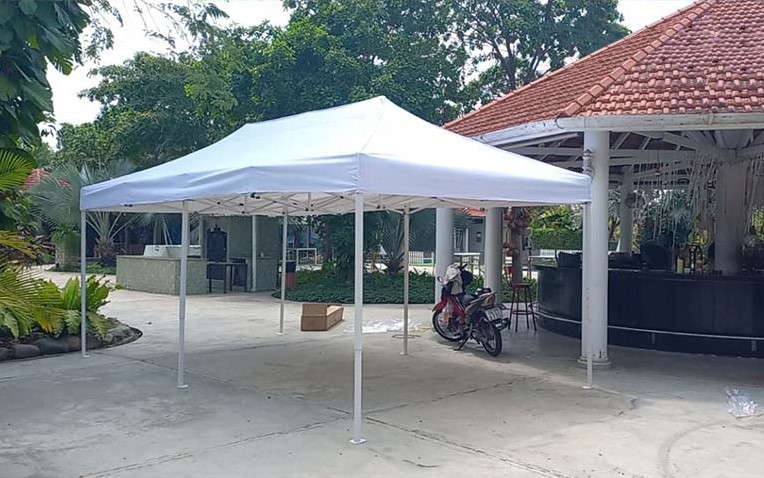 Nhà bạt di động Hòa Phát 3m x 4.5m màu trắng